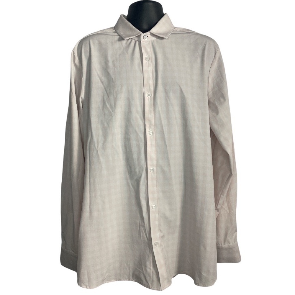 Mizzen+Main Long Sleeve Button Down Trim Fit Size XXL